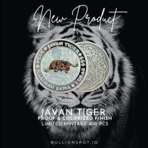 Javan Tiger Color 1oz Medal